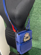 Christian Louboutin Blue Benech Reporter Bag