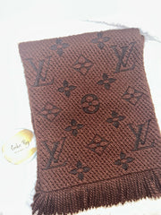 LV Brown Logomania Scarf