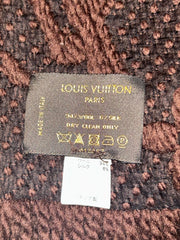 LV Brown Logomania Scarf