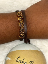 Fendi Brown Wrap Bracelet