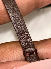 Fendi Brown Wrap Bracelet