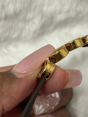 Fendi Brown Wrap Bracelet