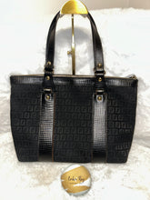 Fendi Zucchino Black Tote
