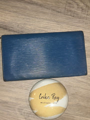 LV Epi Toledo Blue Sarah Wallet