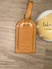 LV Vachetta Luggage Tag