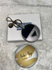 Prada Silver Key Ring & Mirror