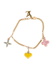 LV Sweet Monogram Gold Bracelet