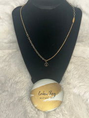 LV Logomania Silver & Gold Necklace