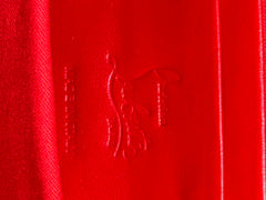 Louboutin Croc Embossed Clutch