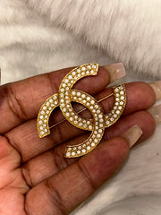 Chanel Crystal Brooch