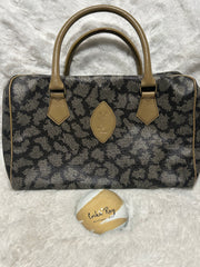 YSL Vintage Coated Canvas Top Handle Bag