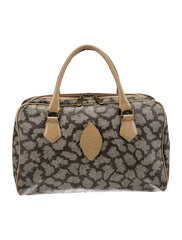 YSL Vintage Coated Canvas Top Handle Bag