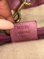Gucci GG Canvas Heart Bit Tote