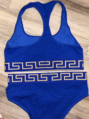 Versace Blue Bralette & Bottom