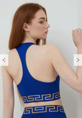 Versace Blue Bralette & Bottom
