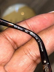 Gucci Brown Monogram Rectangular Frames