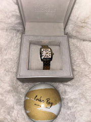 Michele Gold Silver Urban Mini Watch