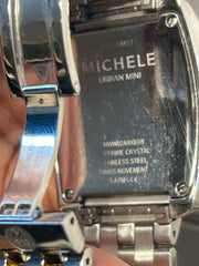 Michele Gold Silver Urban Mini Watch