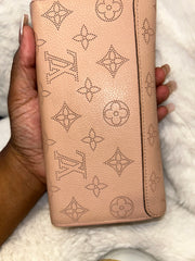 LV Pink Mahina Iris Wallet