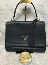 LV Black Calfskin LockMe