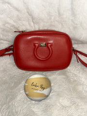 Salvatore Ferragamo Red Leather Bag