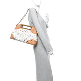 LV White Multicolor Judy GM