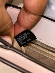 Michael Kors White Medium Carmen Flap Bag