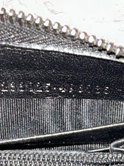 Gucci Guccisima Black Leather Zippy Wallet