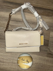 Michael Kors Cream Jet Set Travel Crossbody