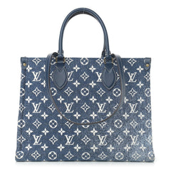 LV Denim Jacquard On The Go MM