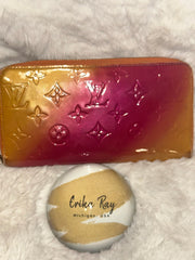 LV Custom Dyed Vernis Zippy Wallet