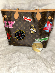 LV Limited Edition Patches Neverfull MM