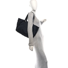 Chanel Black Travel Line Nylon Tote