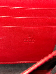 Gucci Red Marmont Wallet On Chain