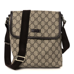 Gucci GG Canvas Flap Messenger Bag