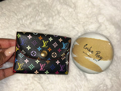 LV Multicolor Card Case