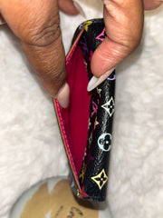 LV Multicolor Card Case