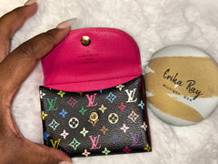 LV Multicolor Card Case