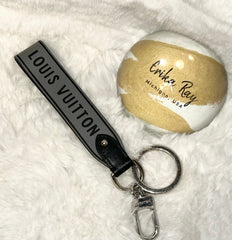 LV Capital Dragonne Bag Charm &Key Holder