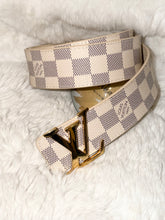 LV Damier Azur Belt
