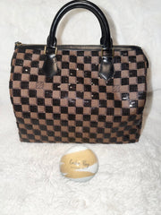 LV Black Damier Paillettes Speedy 30