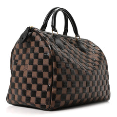 LV Black Damier Paillettes Speedy 30