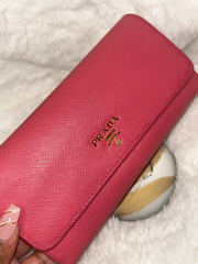 Prada Pink Long Wallet