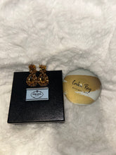 Prada Crystal Clip Earrings