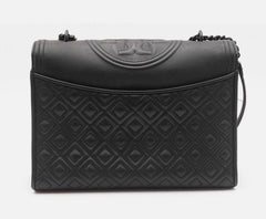 Tory Burch Fleming Matte Black Bag