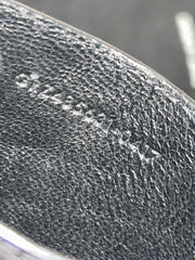 YSL Black Croc Embossed Card Holder