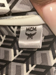 MCM White Visetos Pouch