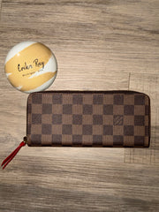 LV Damier Ebene Clemence Wallet