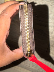 LV Damier Ebene Clemence Wallet