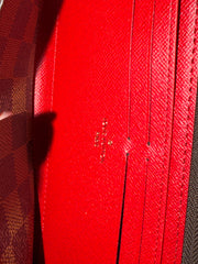 LV Damier Ebene Clemence Wallet